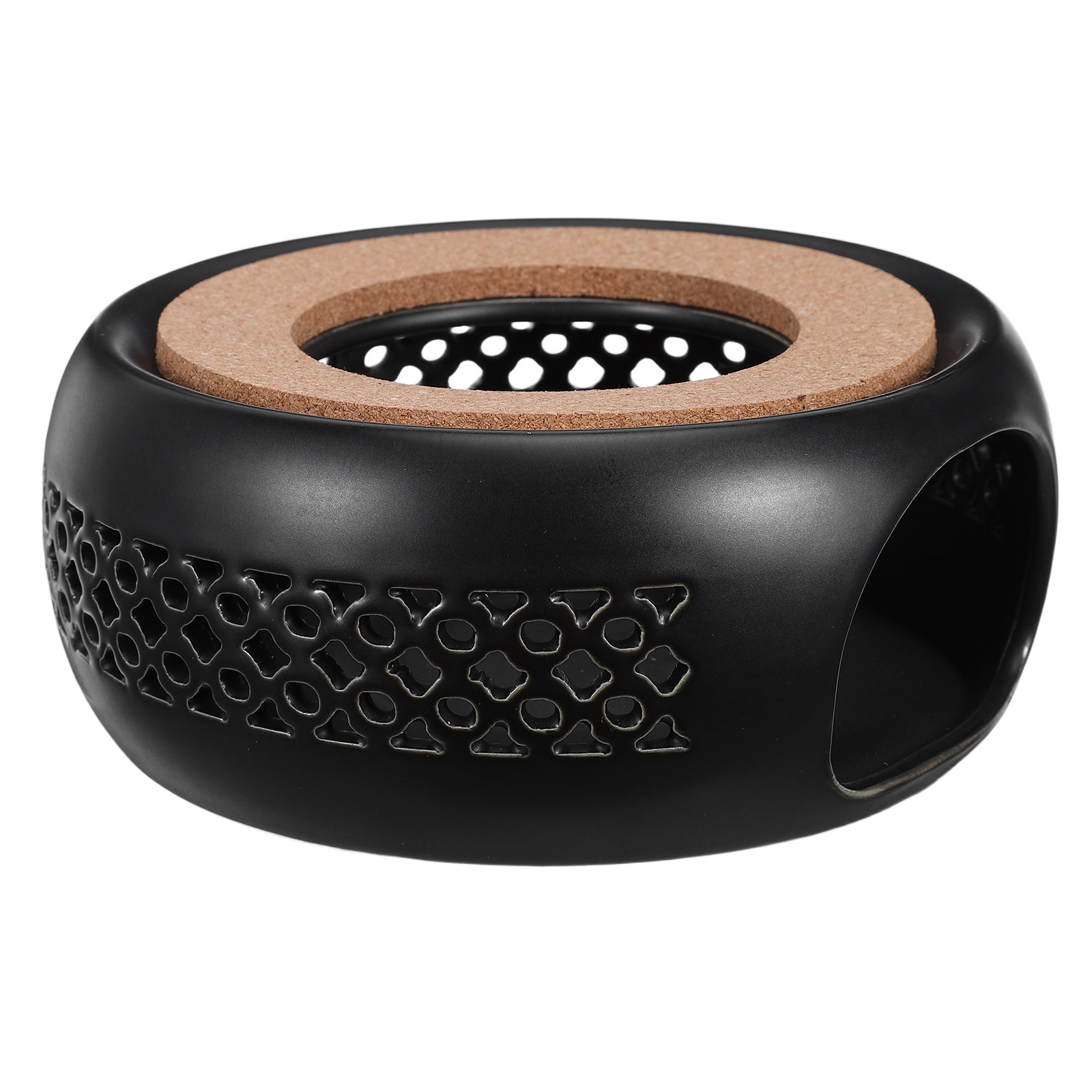 Coffee Tea Warmer - セラミックティーポットウォーマー コルククッション加熱スタンド ガラス・ステンレス・セラミックティーポット用 コーヒーヒーター ティーライトウォーマー