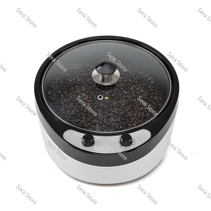 Coffee Tea Roasters - 220V電気コーヒーロースター、穀物・ピーナッツ・ゴマ焙煎機、茶葉乾燥機、温度制御、大容量1200W BCC