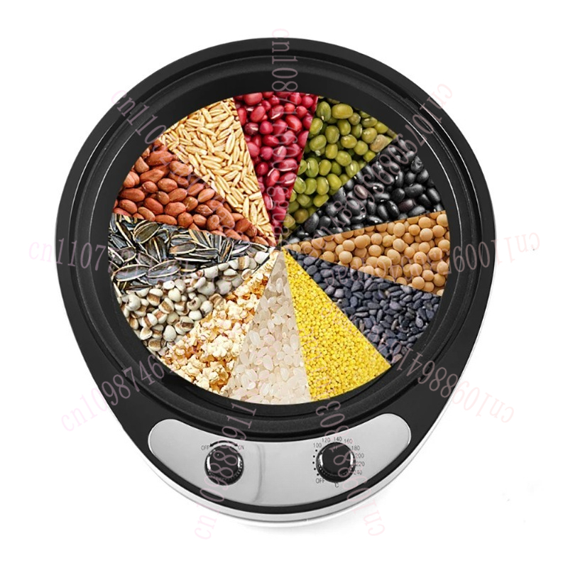 Coffee Tea Roasters - 220V 電気コーヒーロースター穀物ピーナッツゴマベーキングマシン茶乾燥機温度制御高容量 1200 ワット
