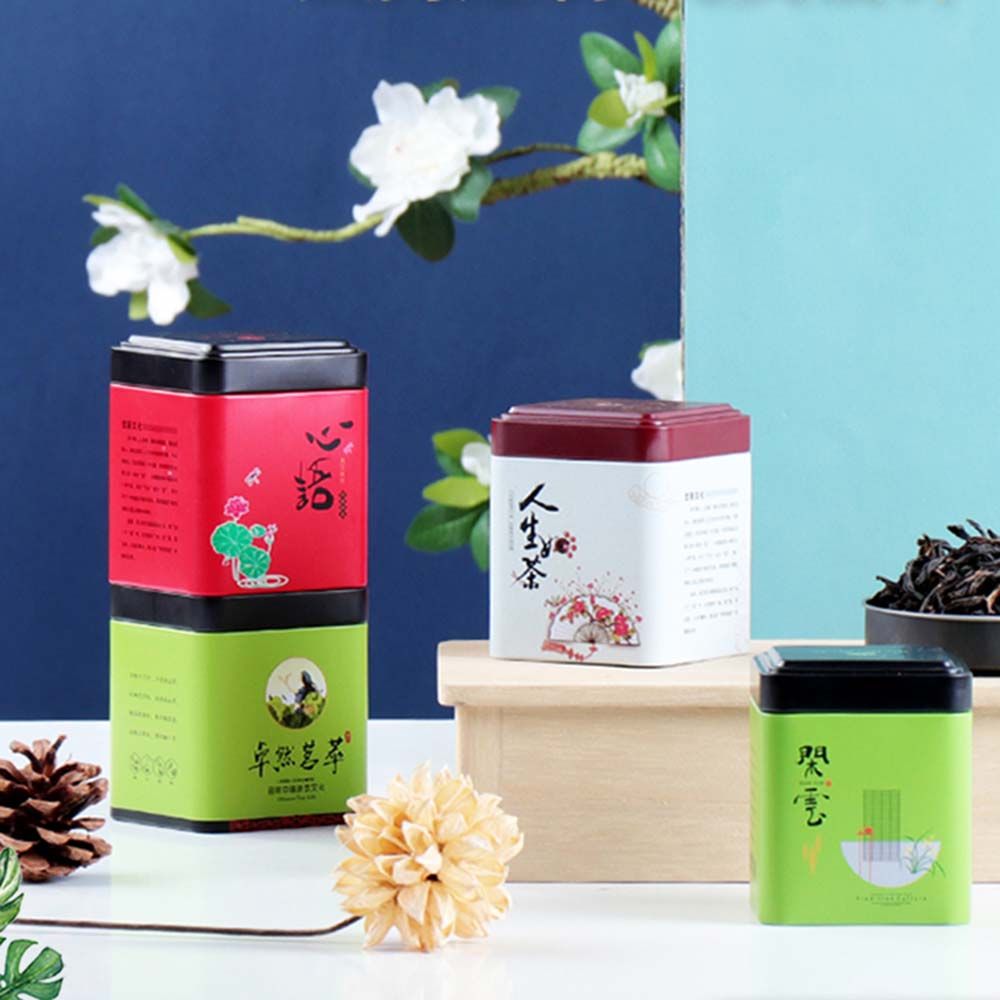 Coffee Tea Sugar Container Set - 金属製高品質アルミ製砂糖保存容器 密閉缶 キッチン収納 コーヒー缶 茶葉入れ 茶筒