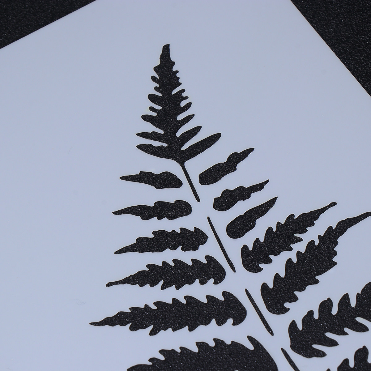 Coffee Stencil Art - 5個入り植物の葉の形をしたケーキステンシルセット、エレガントな中空デザイン、再利用可能なプラスチック製ベーキングテンプレート、砂糖アイシング、コーヒーラテアート用