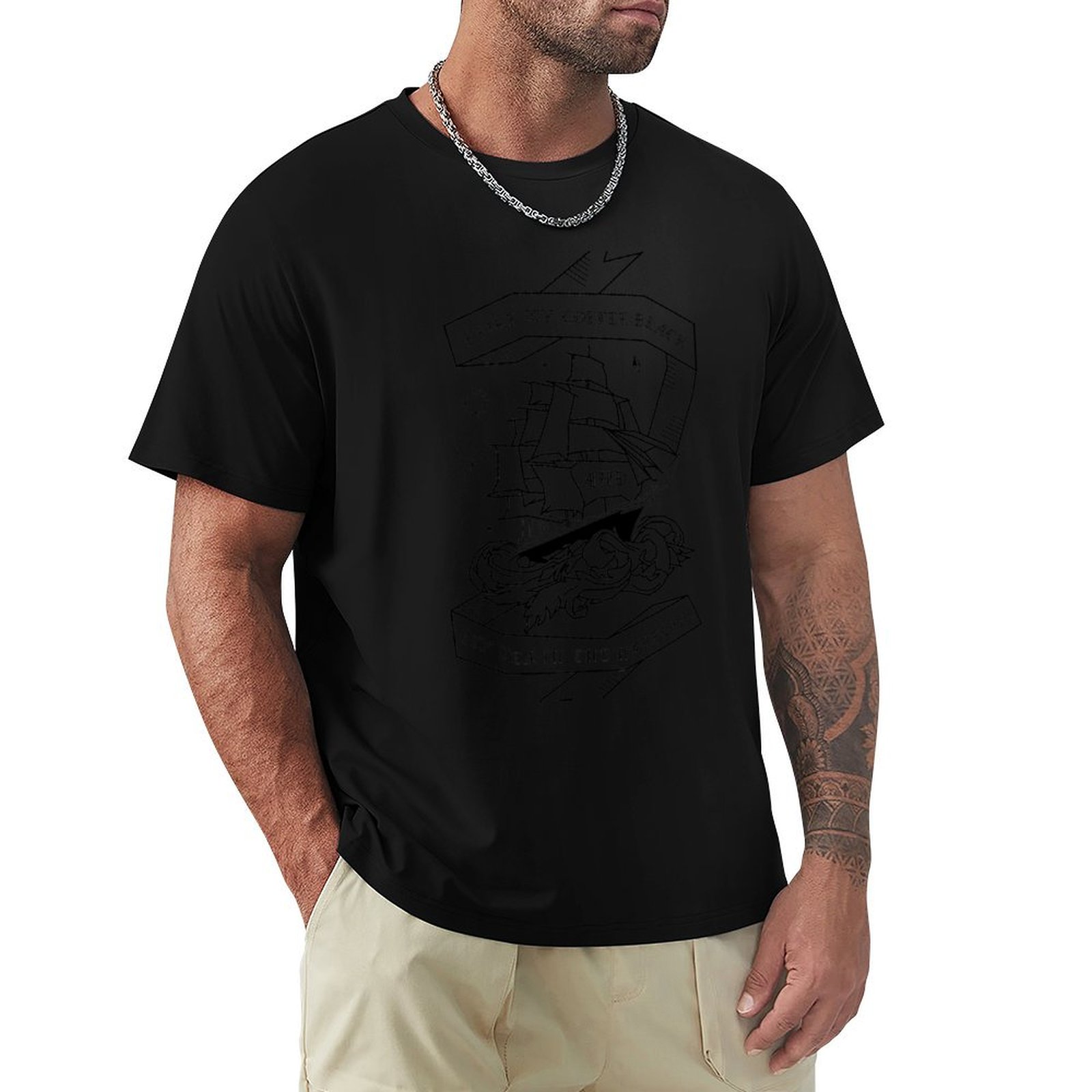 Coffee Plus Tea - 私はコーヒーは黒が好きで、私の紅茶は港のものだというようなTシャツです。プラスサイズのジムスポーツTシャツです。