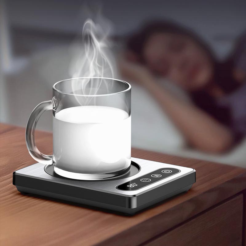 Coffee Tea Warmer - 36Wコーヒーカップヒーター タッチコントロール 12時間タイマー スマートコーヒーマグウォーマー 加熱パッド コーヒー、飲料、ミルクティー、ホットチョコレート用