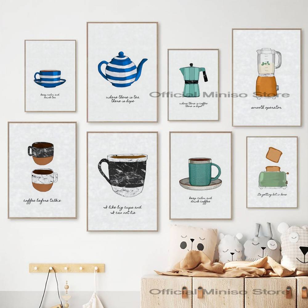 コーヒー、紅茶、キッチン用品ポスター、ティーポット、コーヒー - Wallpaper Coffee And Tea のレビューと価格