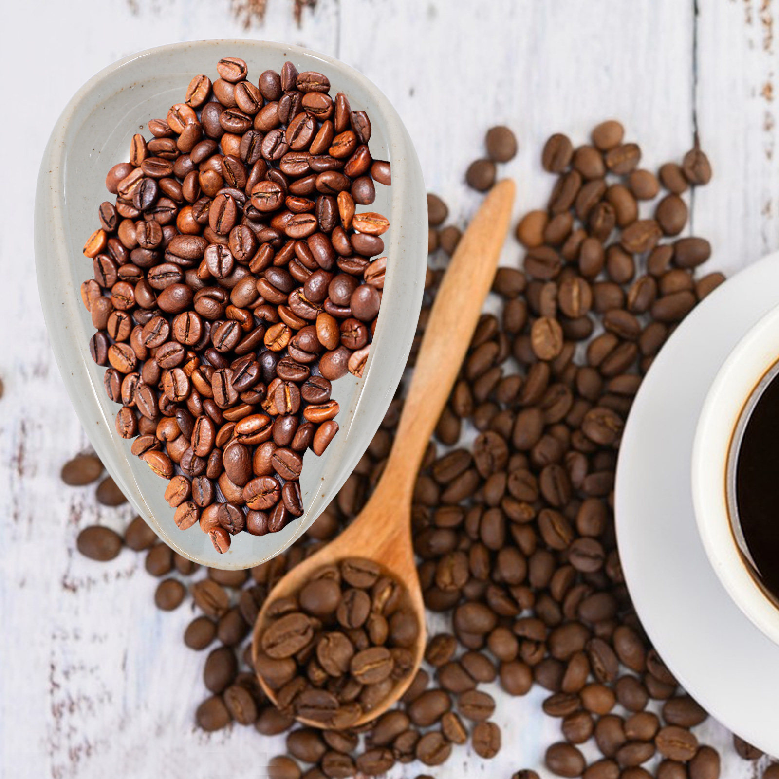 セラミックコーヒー豆トレイ家庭用計量カップ多目的計量プレート - Coffee Tea Bean Leaf のレビューと価格