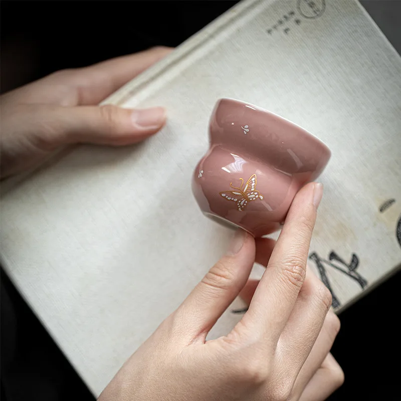 カーマインゴード茶器カンフーティーセット文人茶器金銀錯蝶セラ - Coffee Tea Wrong のレビューと価格