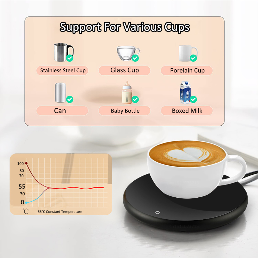 USBカップウォーマー 電気加熱コースター コーヒーマグウォ - Coffee Tea Warmer のレビューと価格