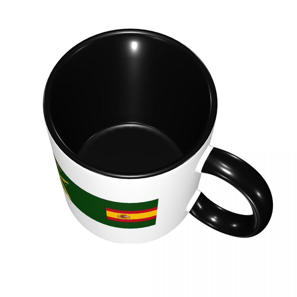 スペイン国旗プラスエンブレム民間警備隊マグカップ面白いセラミ - Coffee Plus Tea のレビューと価格