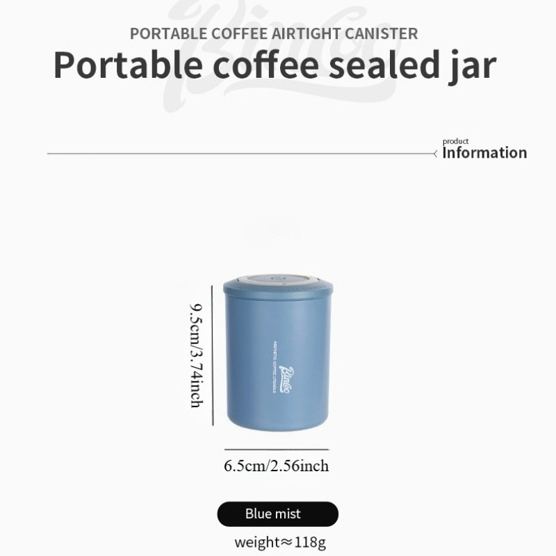 ビンクー ポータブルコーヒー粉末気密缶 ミニ豆保存容器 小型 - Coffee Tea Bean Leaf のレビューと価格