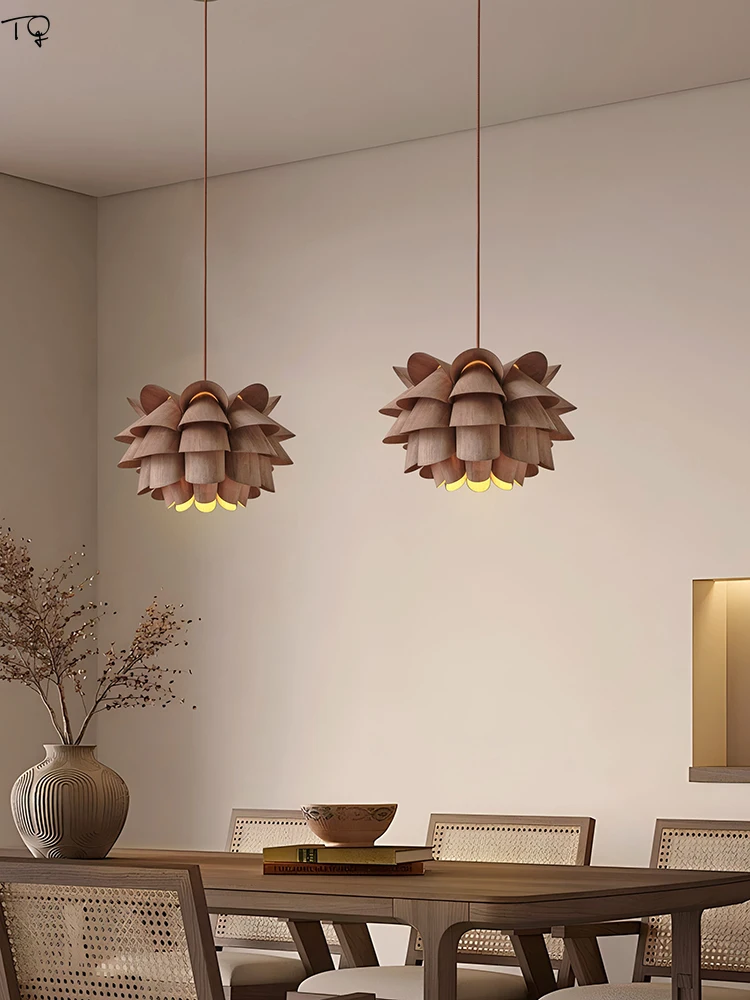 侘び寂びレトロ禅アート装飾ペンダントライト LED E27  - Switching Coffee To Tea のレビューと価格
