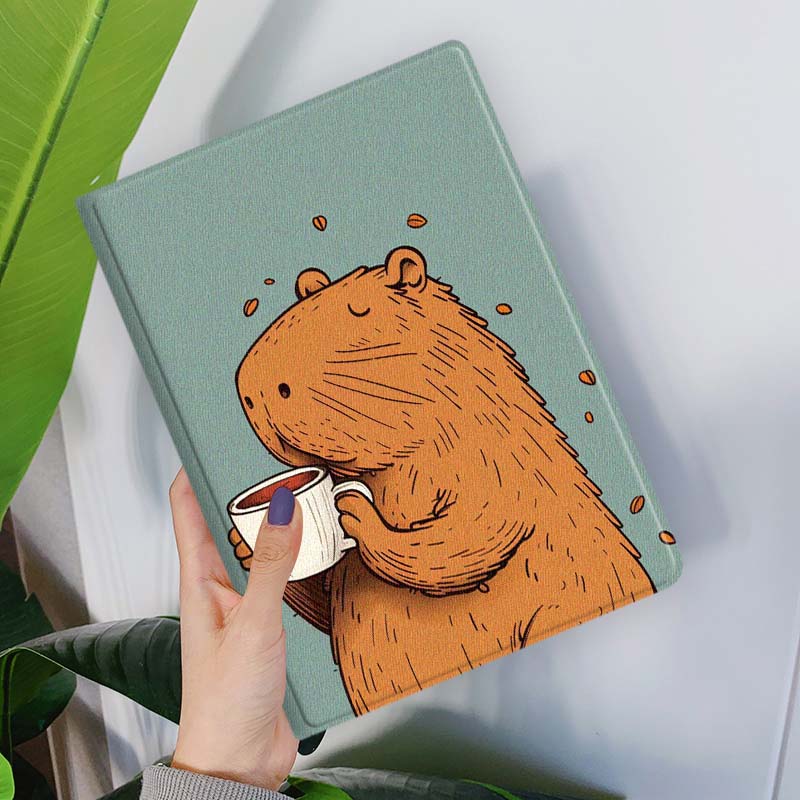 漫画カピバラバブルティー柄 サムスン Galaxy Tab  - Coffee Plus Tea のレビューと価格