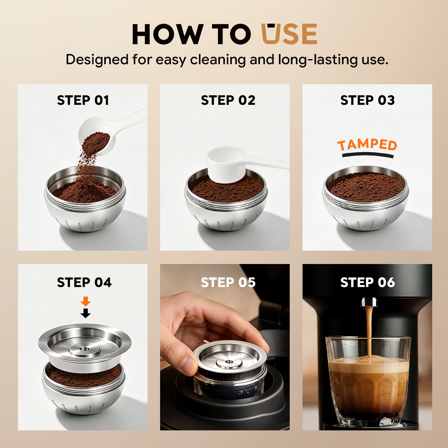 ネスプレッソ ヴァーチュオ プラス用ステンレススチール製再利 - Coffee Plus Tea のレビューと価格