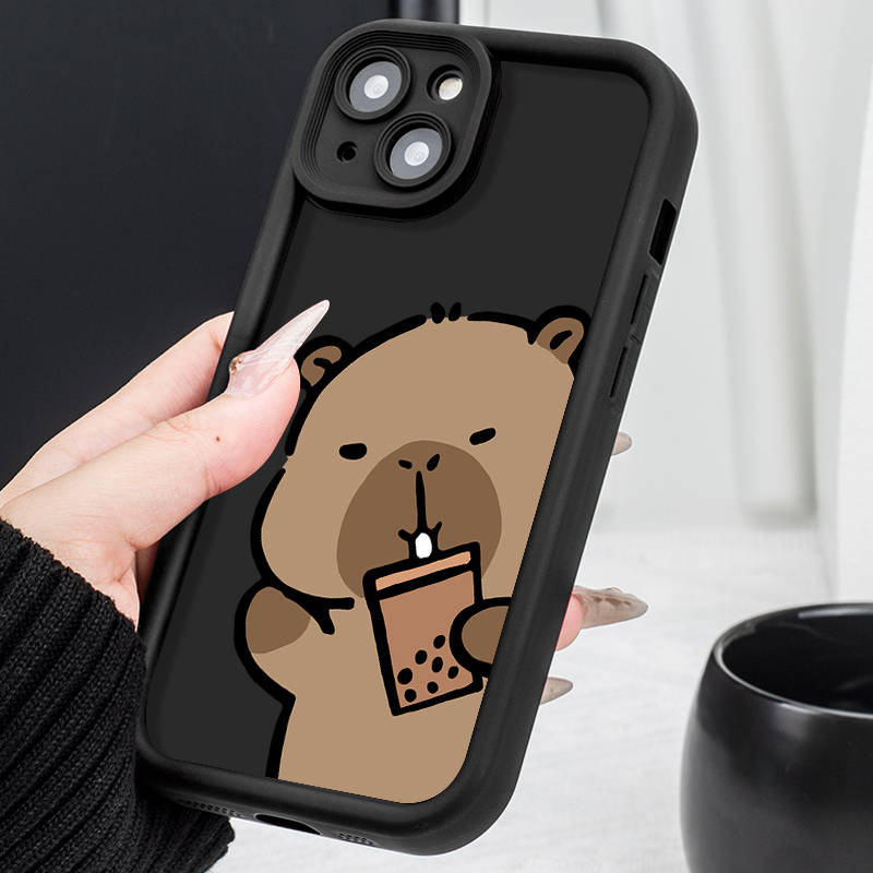 漫画かわいいカピバラケース Xiaomi Redmi 注 1 - Coffee Plus Tea のレビューと価格