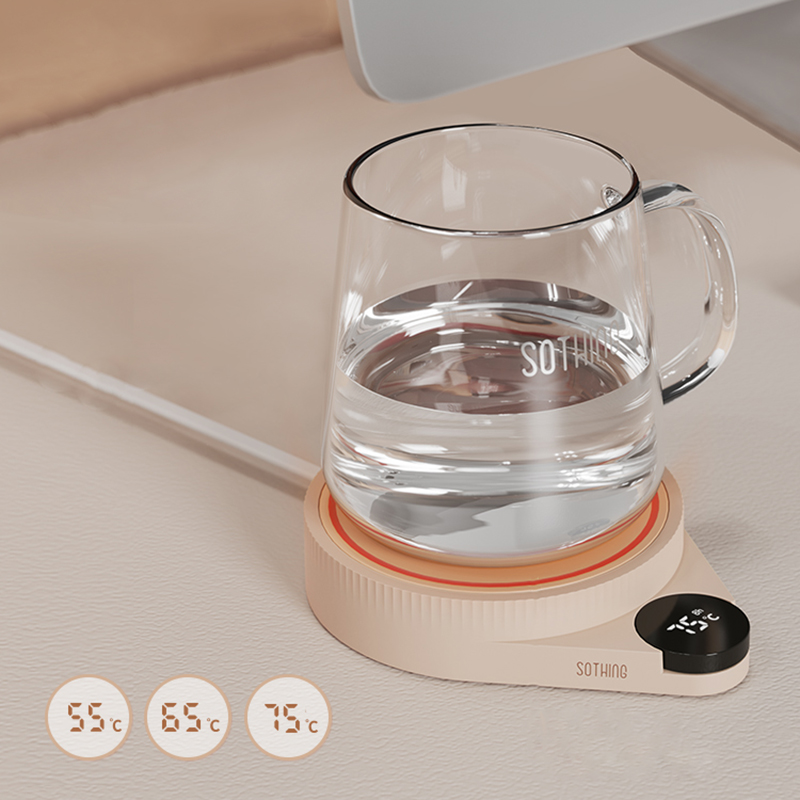 新しいコーヒーマグウォーマーカップヒーターサーモスタット式ウ - Coffee Tea Warmer のレビューと価格