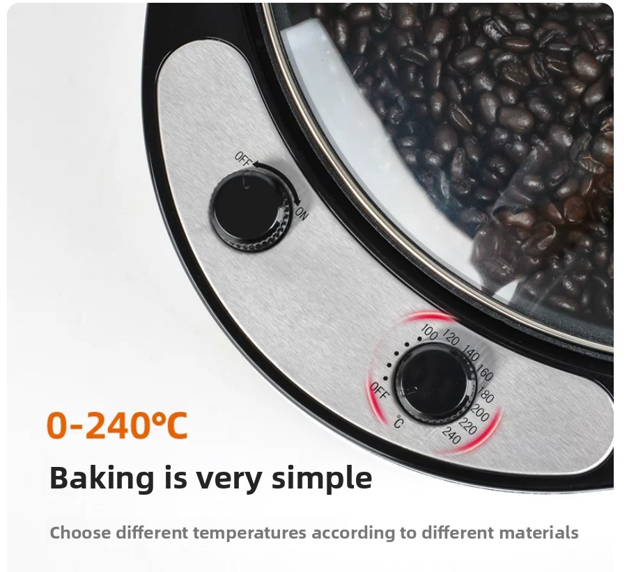 AC 220V 電気コーヒーロースター穀物ピーナッツゴマベー - Coffee Tea Roasters のレビューと価格
