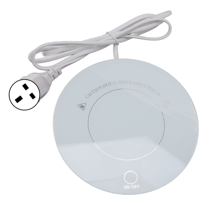 15Wスマート電気マグウォーマー、一定温度、強化ガラス表面、 - Coffee Tea Warmer のレビューと価格
