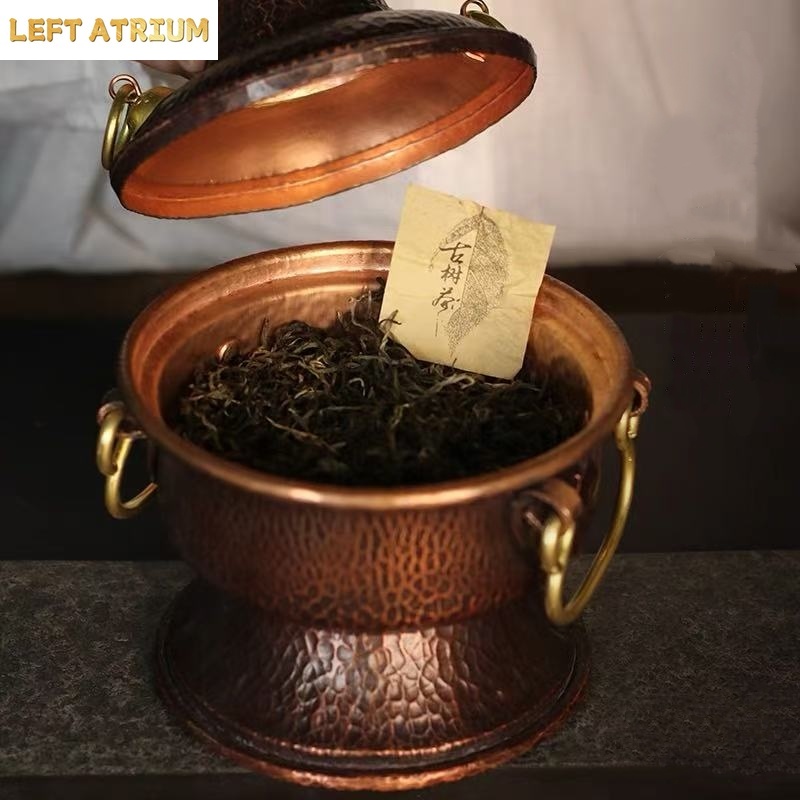 多機能純銅製ホットポット手作り花瓶葉っぱコーヒー豆容器香炉茶 - Coffee Tea Bean Leaf のレビューと価格