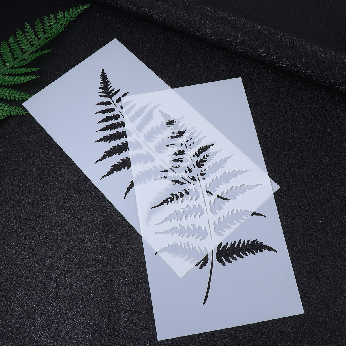 5個入り植物の葉の形をしたケーキステンシルセット、エレガント - Coffee Stencil Art のレビューと価格