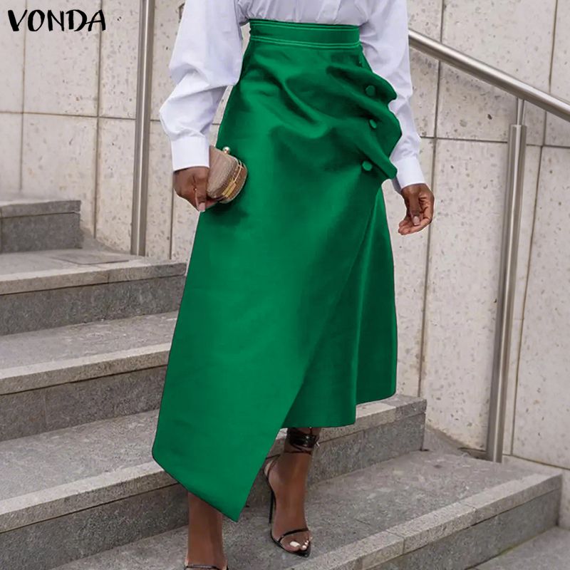 VONDA プラスサイズ 5XL エレガントな女性のサテンス - Coffee Plus Tea のレビューと価格