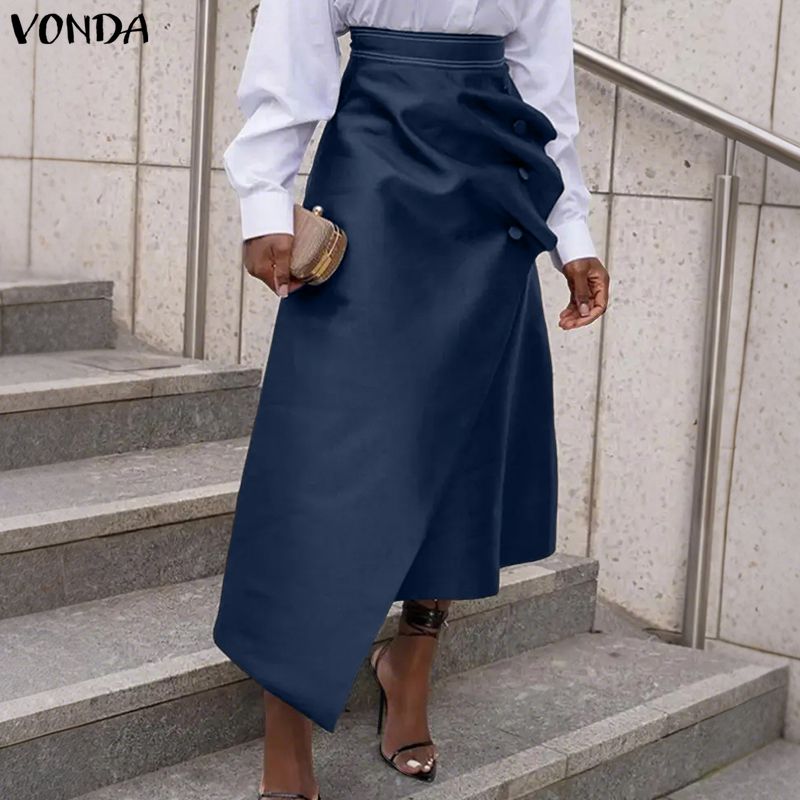 VONDA プラスサイズ 5XL エレガントな女性のサテンス - Coffee Plus Tea のレビューと価格