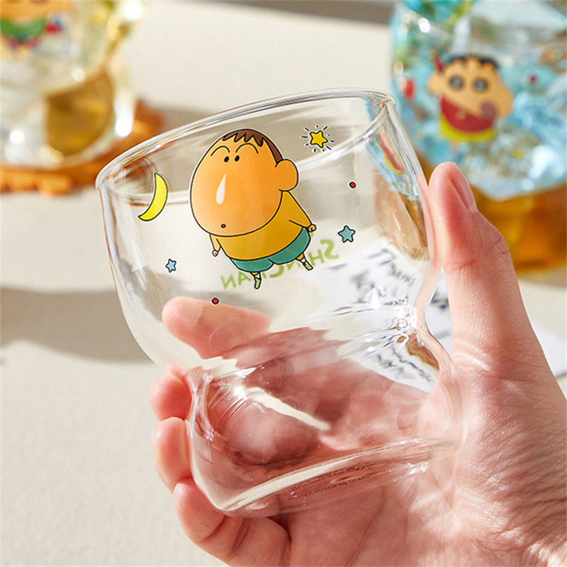 X&W 1/4 クレヨンしんちゃん 漫画 かわいいガラス製ウ - Coffee X Tea のレビューと価格