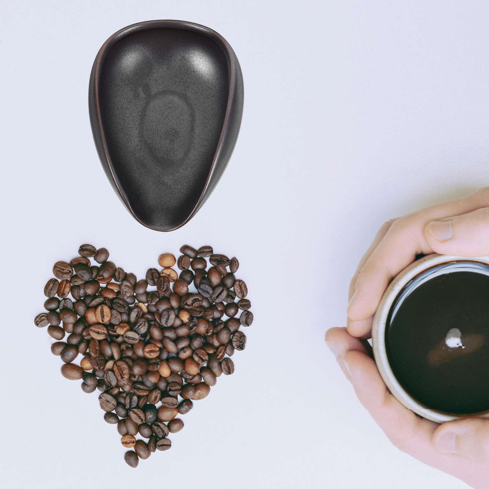高温耐性セラミック製コーヒー豆計量トレイ、多用途計量皿、エス - Coffee Tea Bean Leaf のレビューと価格