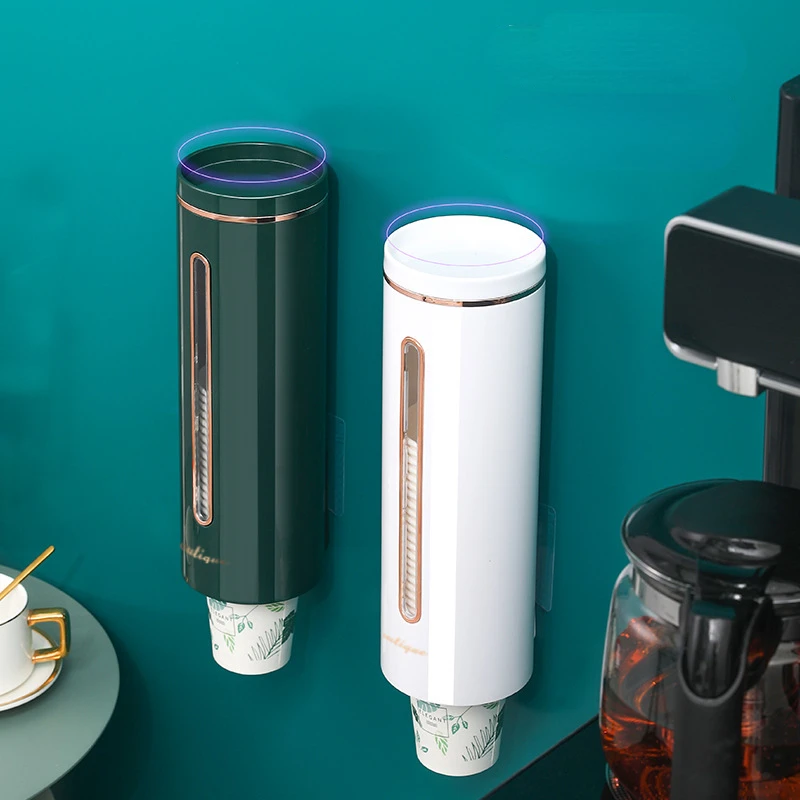 壁掛け/卓上型プラスチック製紙コップディスペンサー家庭用使い - Wallpaper Coffee And Tea のレビューと価格